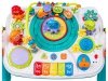 Multifunkcyjny Edukacyjny Stolik 2w1 Pianinko Ciuchcia Mikrofon Klocki Bluetooth Akumulator